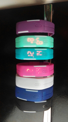 Relojes De Silicona Digitales.variedad De Colores! 