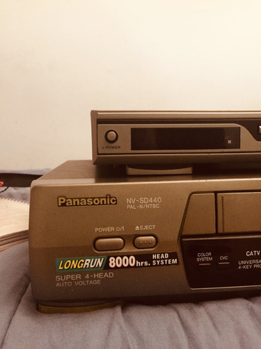 Casetera Panasonic Nv-5d440 Y Dvd Philco Dvp-404u