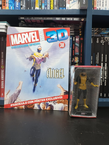 Figura Y Suplemento Ángel Marvel Heroes 3d 38 Salvat