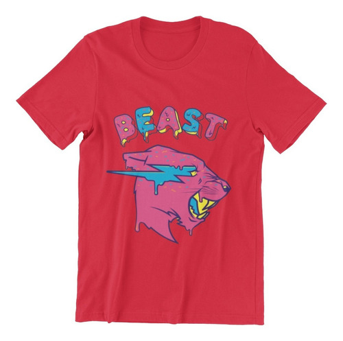 Polera Unisex Mr Beast Candy Youtuber Algodon Estampado