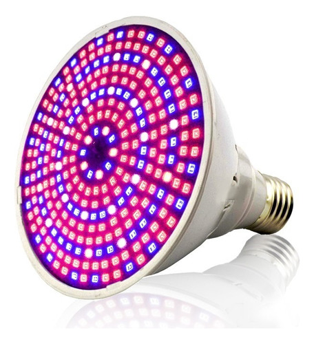 Lampara Led Cultivo Interior 14w Crecimiento De Plantas Luz Violeta