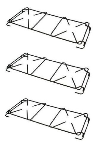 Kit 3 Grelhas Grade Trempe Peças Para Fogão Atlas Monaco 6 B