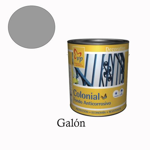 Fondo Anticorrosivo Colonial Gris Galón - Vp