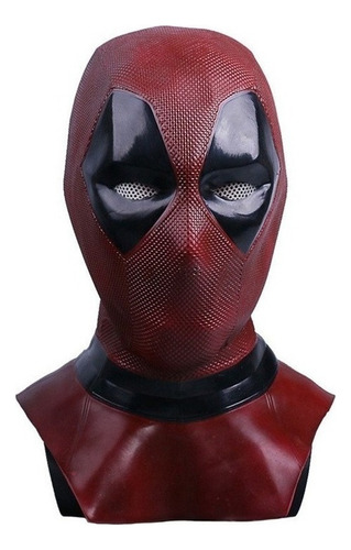 Máscara Deadpool Cosplay Accesorio Látex Para Adulto