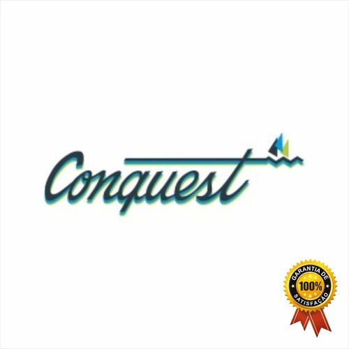 Emblema Adesivo Conquest Azul D20 Conquest 1992
