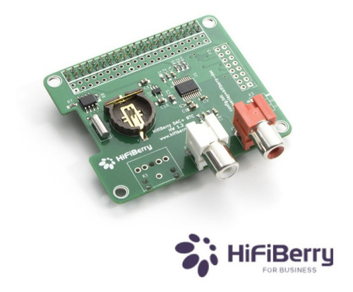 Tarjeta De Audio Hifiberry Dac+ Rtc Para Raspberry Pi 3+/2