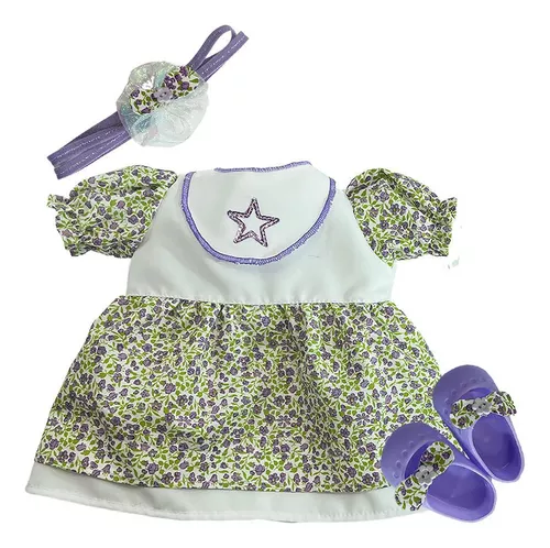 Kit Roupa De Boneca Reborn E Adora Mundo Mágico Das Sereias