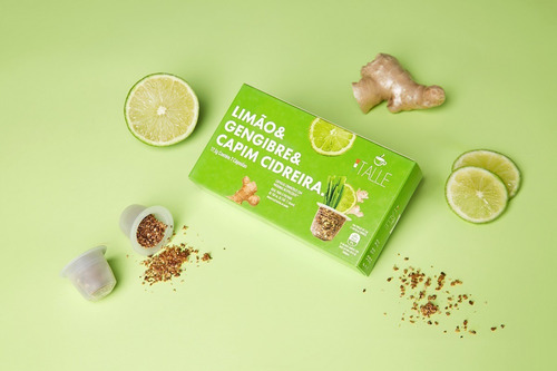 Cápsula Nespresso Chá Limão Maça Hibisco Café Italle