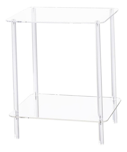 . Mesa Auxiliar De Acrílico Transparente, Mesa Auxiliar