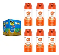 Comprar Espirales Raid X 48u + 6 Repelentes Family 170cc  Oferton