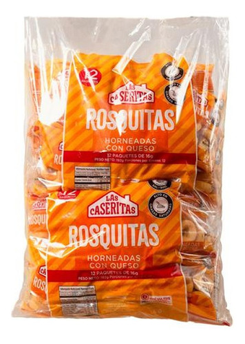 Snack Las Casetiras Rosquitas Horneadas 16g X 24 Paquetes