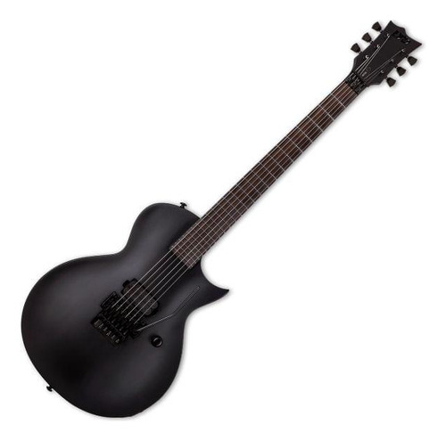 Guitarra Eléctrica Ltd Ec-fr Black Metal - Black Satinado