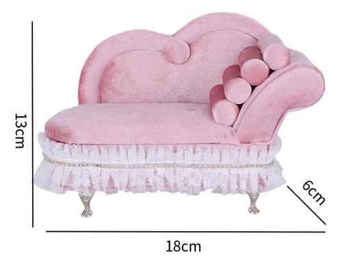 Sofá De Casa De Muñecas 1:12, Mini Modelo De Suministros