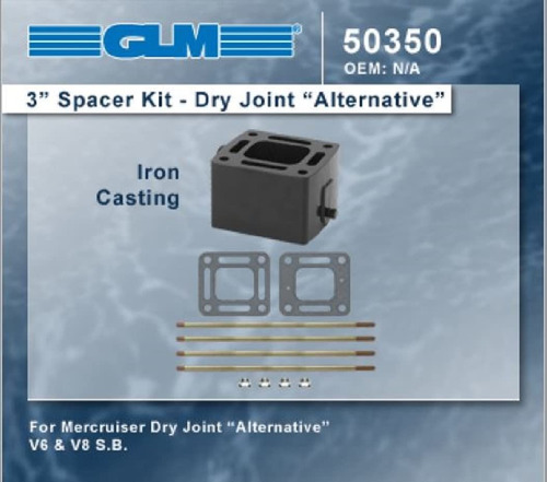 Kit Espaciador 3.0 In Para Mercruiser Dry-joint Glm A14