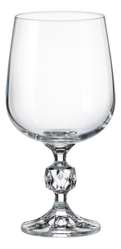 Czech Copa Vino Cristal Bohemio 8 Onza 7.8 Fl Oz Juego 6