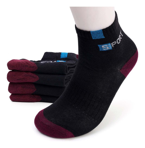 Calcetines Deportivos De Algodón Transpirable Para Hombre, 5
