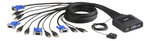 Kvm  Vga Switch Con Cables !