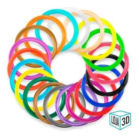 Filamento Para Caneta 3d - Pla Pro - Loja 3d - 20 X 5m