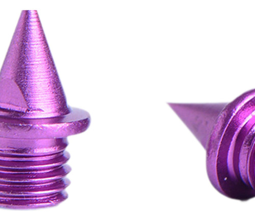 12 Piezas De Clavos Para Correr En Pista Y Violeta