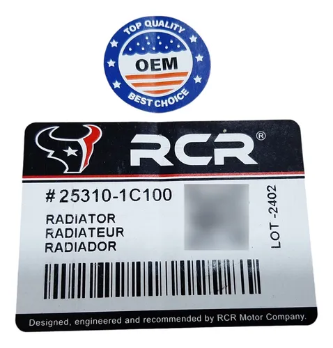 Radiador Getz 1.6 Sincrónico