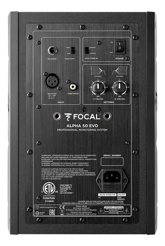 Monitor Estúdio Ativo Focal Alpha 50 Evo Par Made In France
