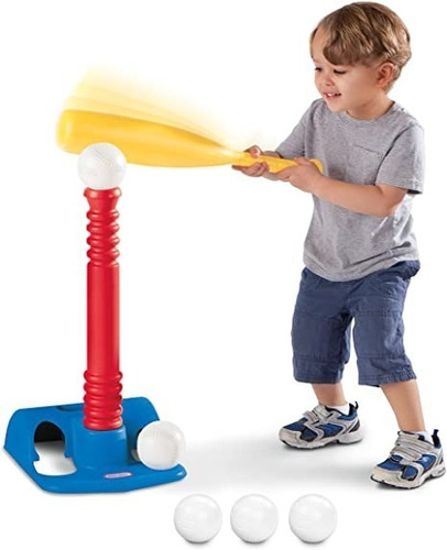 Little Tikes Total Deporte, Juego De Bateo Con Pelota