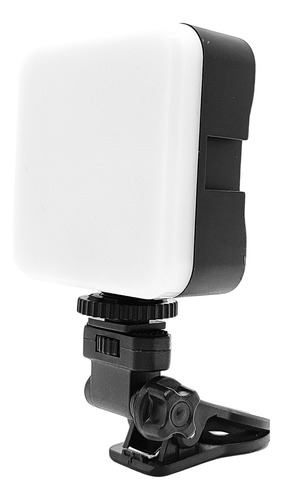 Iluminador Led Portátil Recarregável Para Gravação De Vídeos Estrutura Preto Luz Branco-neutro 110v/220v
