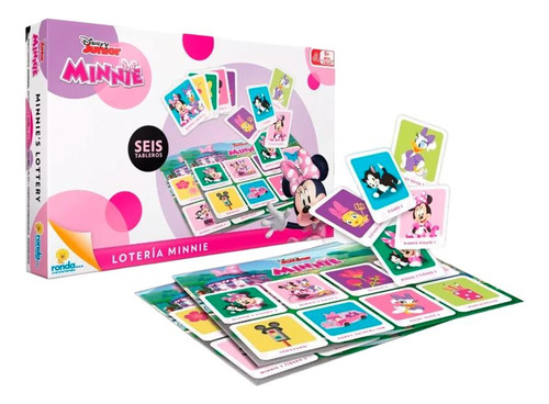 Juego Lotería Ronda Disney Minnie 54 Piezas Super Oferta