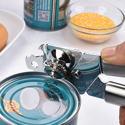 Abridor De Latas De Acero Inoxidable Ergonómico Para Latas Y