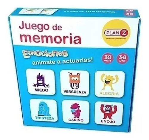 Juego De Memoria Emociones Didáctico Infantil Estimulación