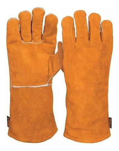 Guantes Carnaza Uso Rudo Soldar Truper 15246