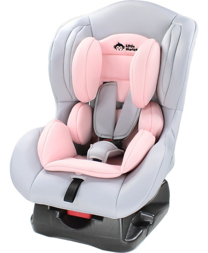 Autoasiento Rosa Bebe 3 Posiciones Arnes 5 Puntos Seguridad