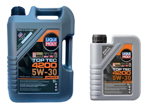 6 Litros Liqui Moly Top Tec 4200 Longlife Ill 5w30 Dpf