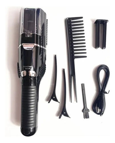 Cortadora De Puntas Dañadas Y Abiertas Hair Trimmer Negro