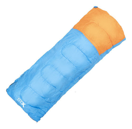 Bolsa De Dormir Stx Clasic Camping Viaje Aventura Color Azul/Naranja