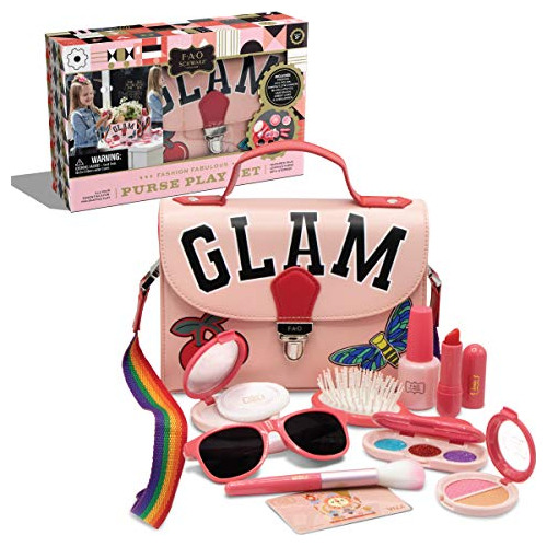 Glamour Purse Set Kit De Maquillaje De Juego De Simulac...