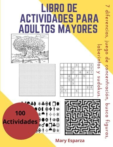 Libro : Libro De Actividades Para Adultos Mayores, 7...