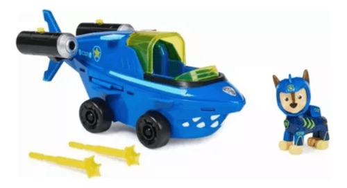 Paw Patrol Aqua Pups Con Vehículo