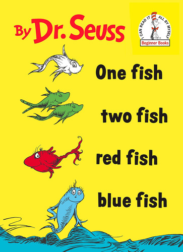 Libro One Fish Two Fish Red Fish Blue Fish-inglés