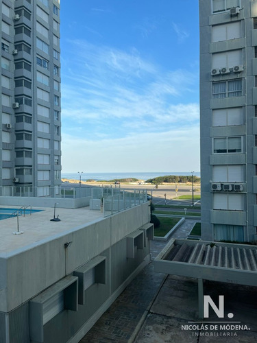 Apartamento En Edifciio Torres Del Plata , Playa Brava , 1 Dormitorio 