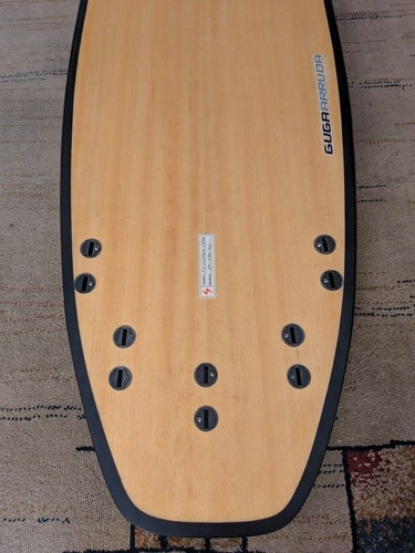 Prancha Surf Powerlight Simétrica Eps Epoxy Madeira Plug Fcs