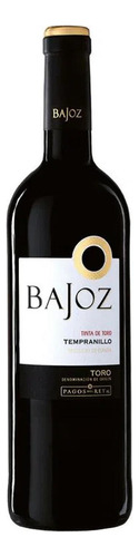 Pack De 6 Vino Tinto Bajoz Tempranillo 750 Ml