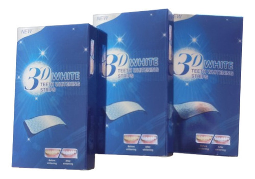 Teeth Whiter, Tiras Blanqueadoras De Dientes En 3d, 42 Tiras