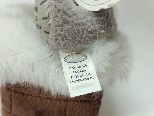Osito Peluche Navidad Tatty Teddy 14 Cms Importado