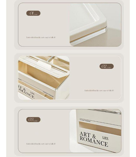 Porta Pañuelos Con Caja De Almacenamiento, Dispensador De
