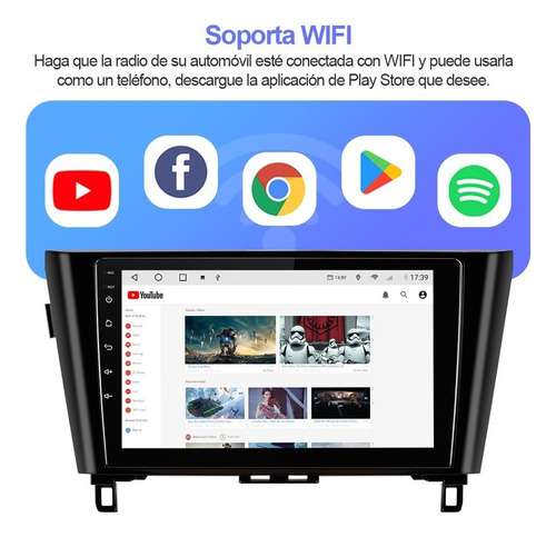 Zk Estéreo Cámara Para Nissan Xtrail 2015-2021 Frente Gps