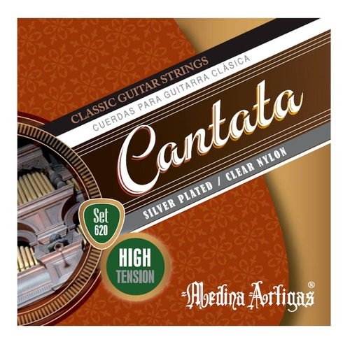 Encordado Guitarra Criolla Cantata Tension Alta Set 620