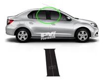 Comprar Calcos Parantes Renault Logan 2014 \u002F 2023 - Negro Mate Liso