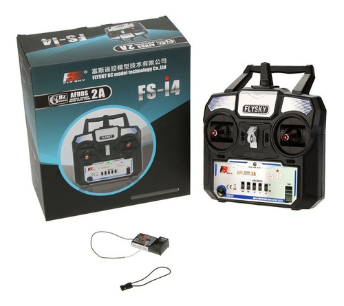 Rádio Flysky Fs-i4 2.4ghz 4 Ch + Receptor Fs-a6 Hobbygoiás
