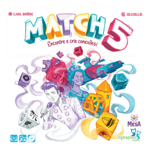 Match 5 | Juego de mesa - Editora Vem Pra Mesa